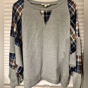 Haptics Gray Knit Top